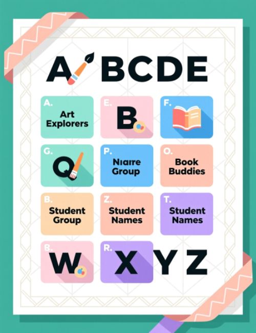 A-Z Student Group Names