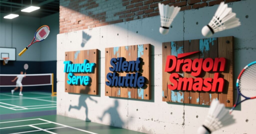 Badminton Court Names Ideas