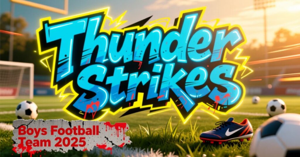 Boys Football Team Names