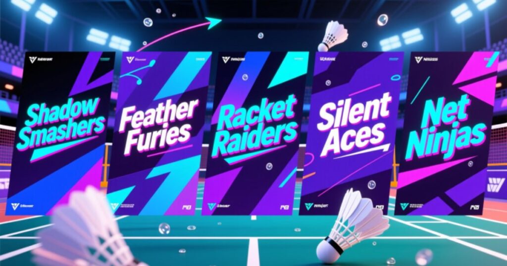 Cool Badminton Team Names