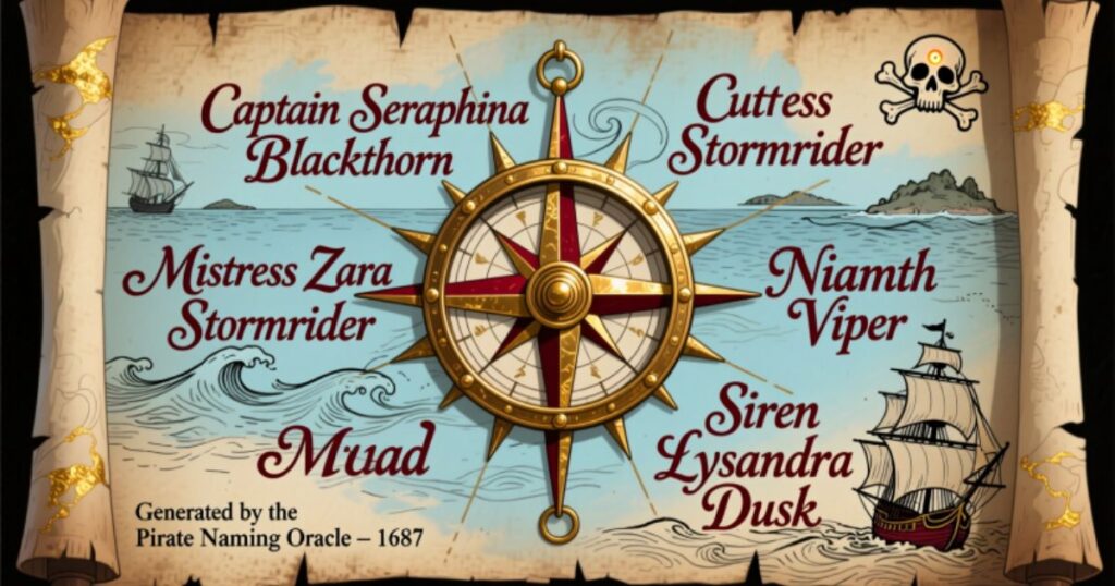 Female pirate names generator