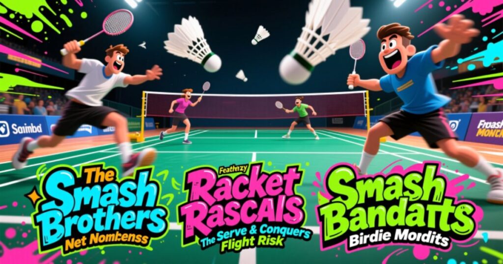 Funny Badminton Team Names