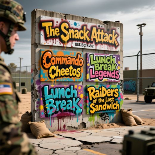 Funny Military Team Names