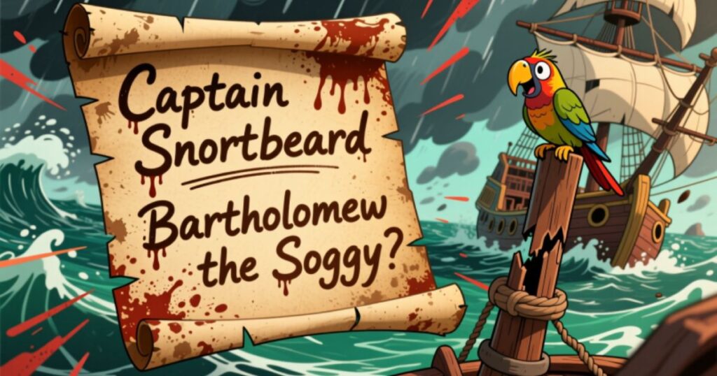 Funny pirate names dirty