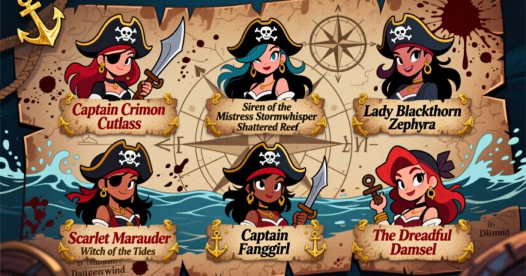 Funny pirate names for females
