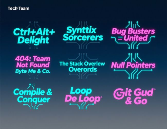 Funny tech team names
