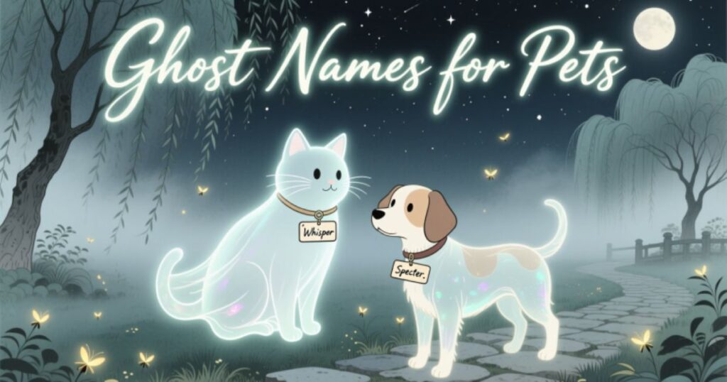 Ghost Names for Pets