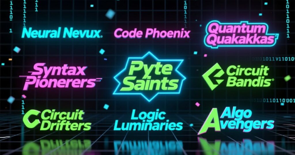 Good Hackathon Team Names