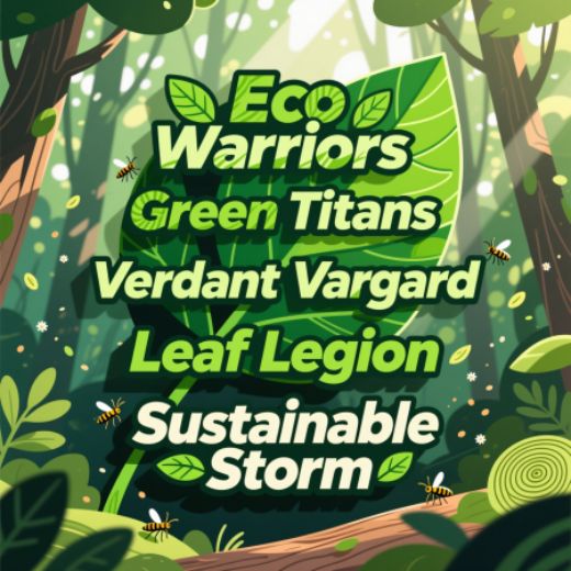 Green Team Names for Competition
