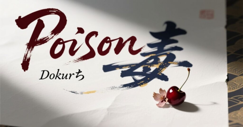 Japanese Names That Mean Poison