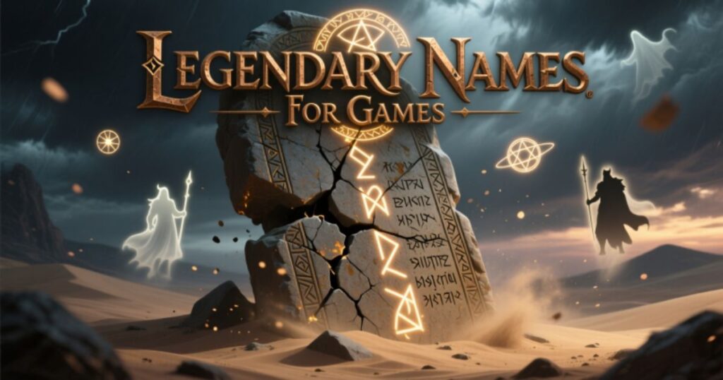 Legendary Names for Games