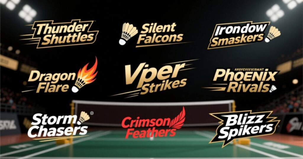 Names For Men's Badminton Teams