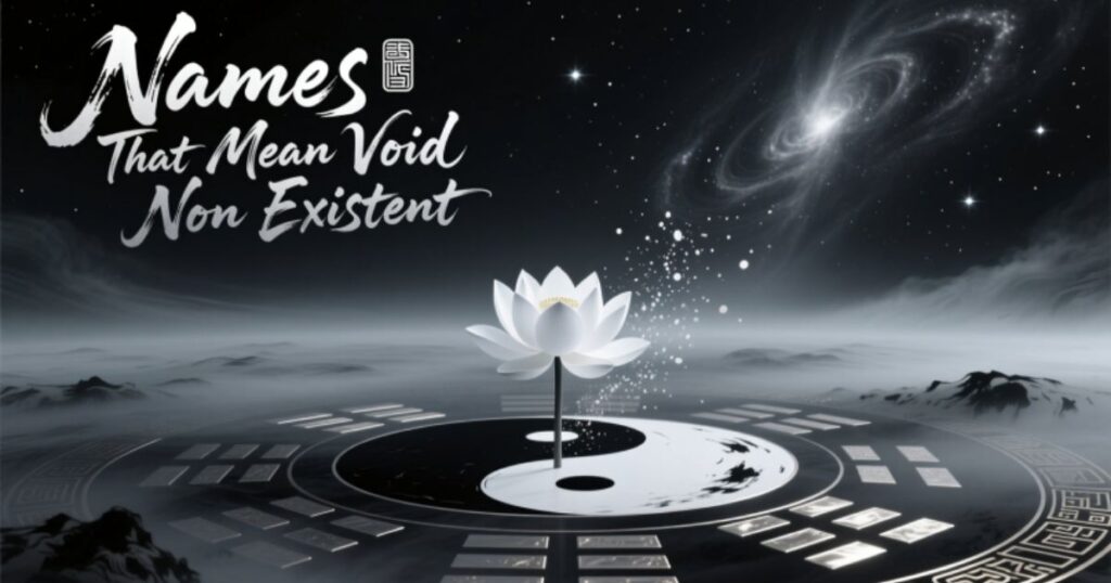 Names That Mean Void Non Existent