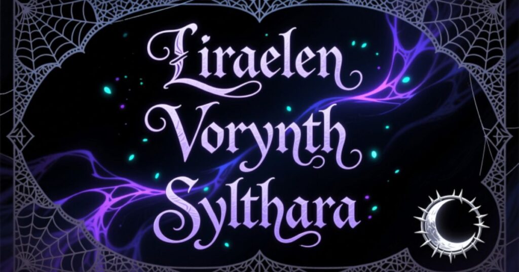 Pretty Drow Names