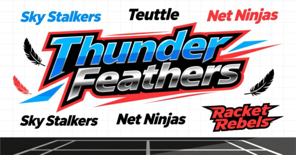 Shuttle Badminton Team Names
