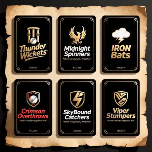 Unique Cricket Team Names