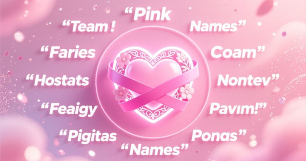 Unique Pink Team Names