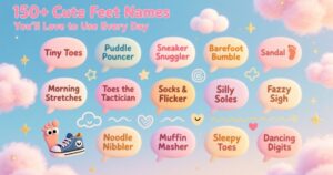 150+ Cute Feet Names You’ll Love to Use Every Day