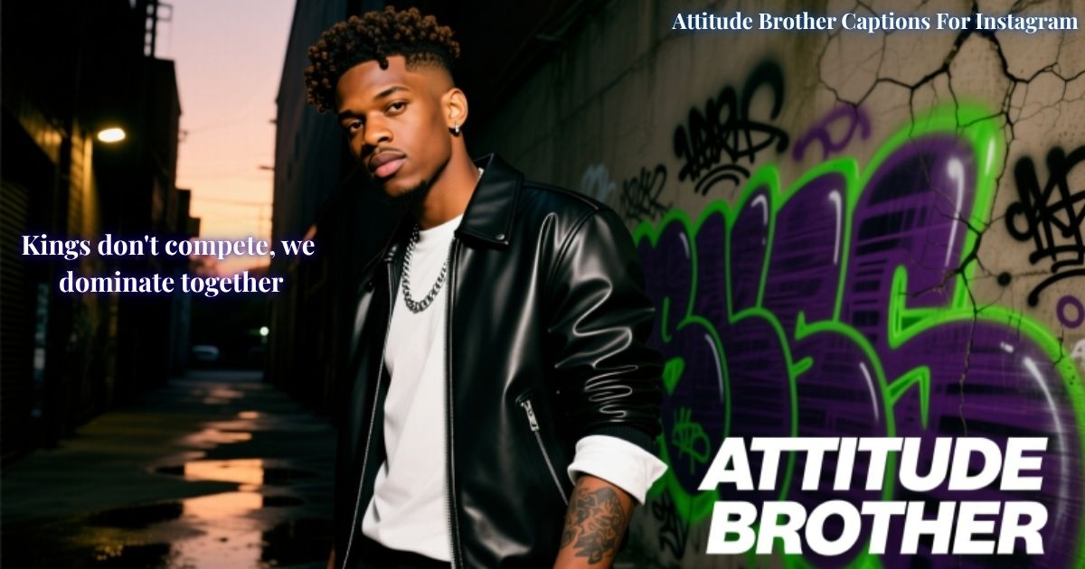 Attitude Brother Captions For Instagram