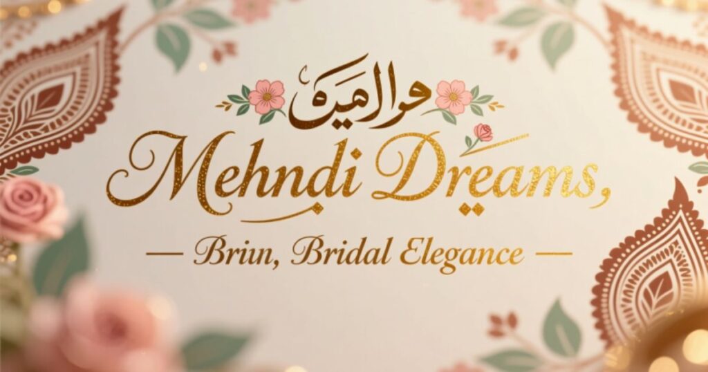 Beautiful Mehndi Captions for Brides