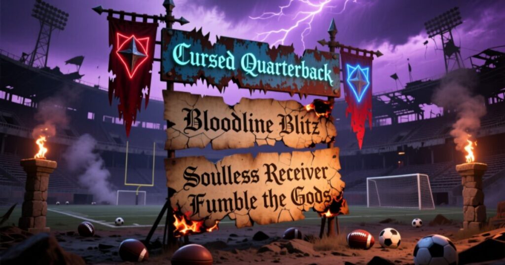 Dirty Fantasy Football Team Names