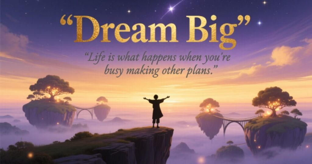 Dream Big Quotes About Life