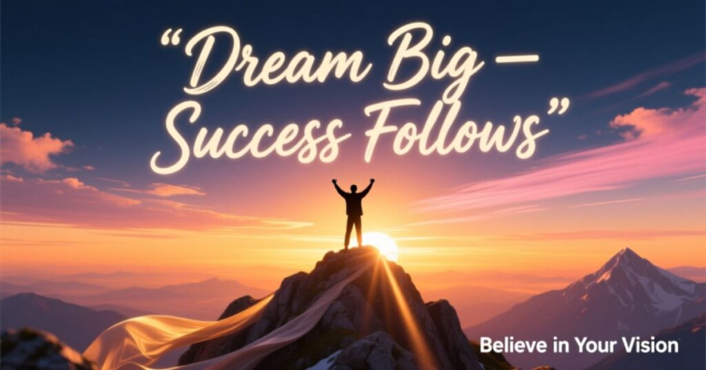 Dream Big Quotes About Success