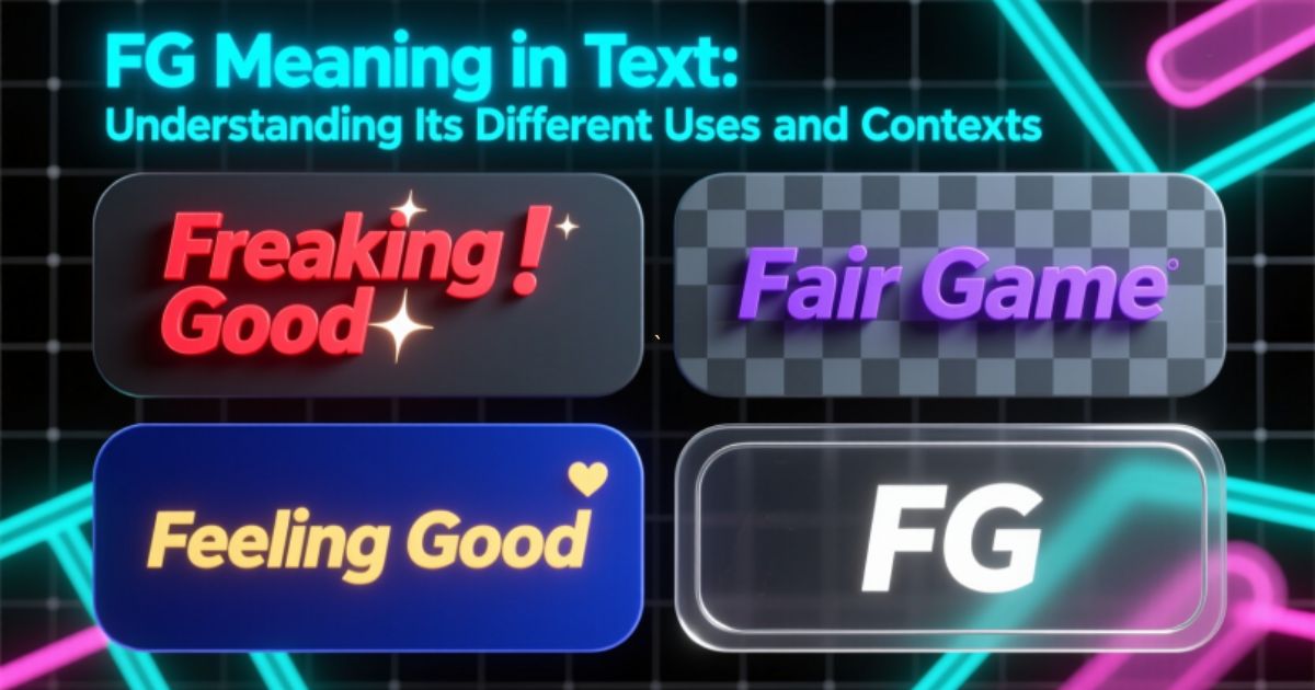FG Meaning in Text: Understanding Its Different Uses and Contexts