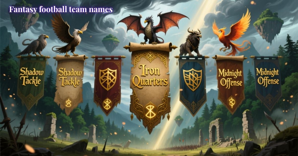 Fantasy football team names