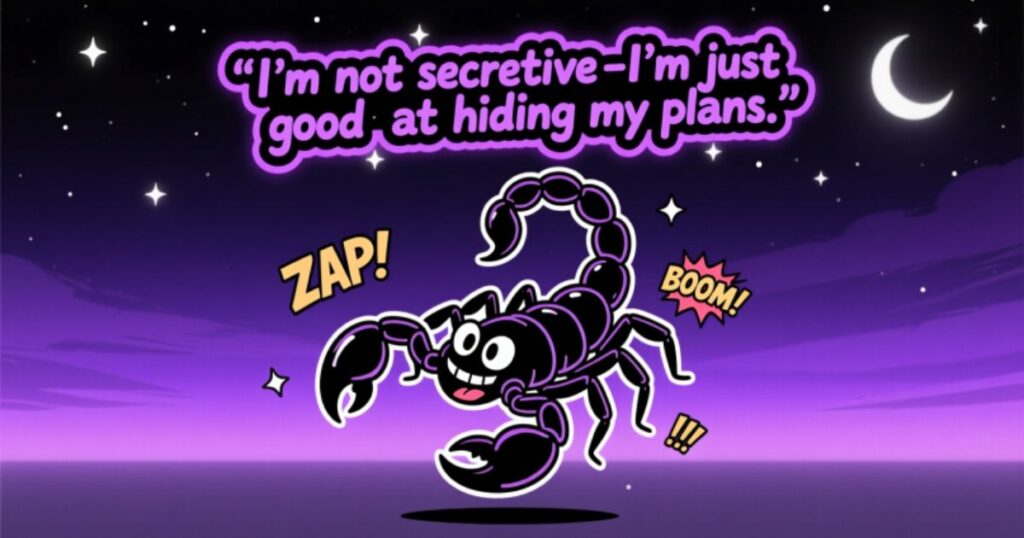 Funny Scorpio quotes