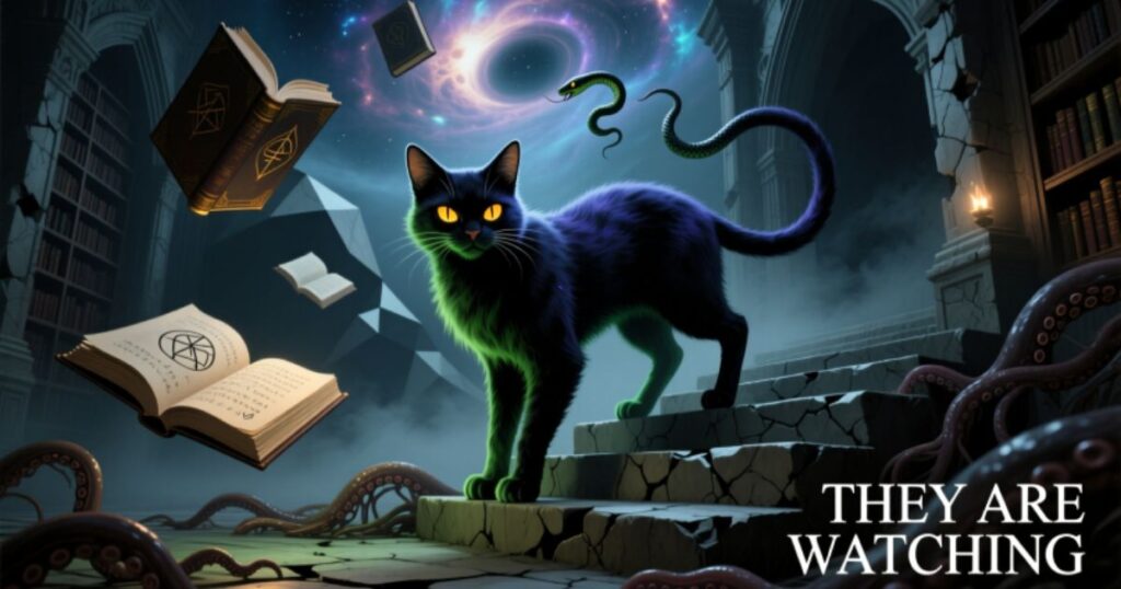 H.P. Lovecraft cat color