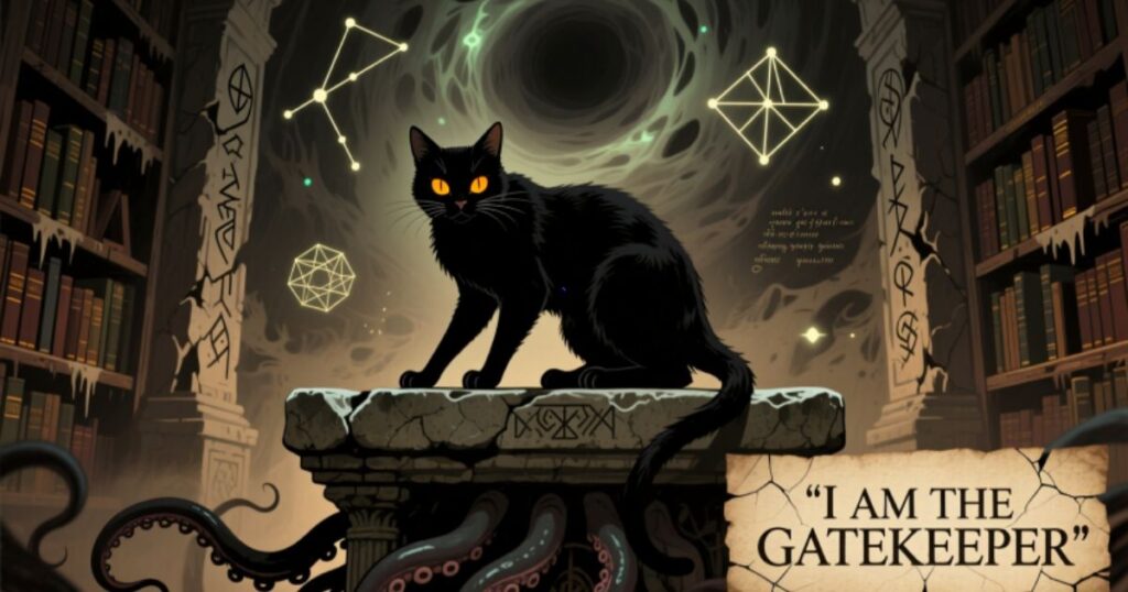 H.P. Lovecraft cat photo