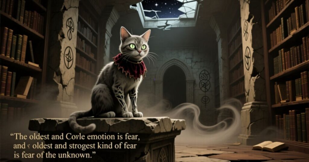 H.P. Lovecraft cat quote
