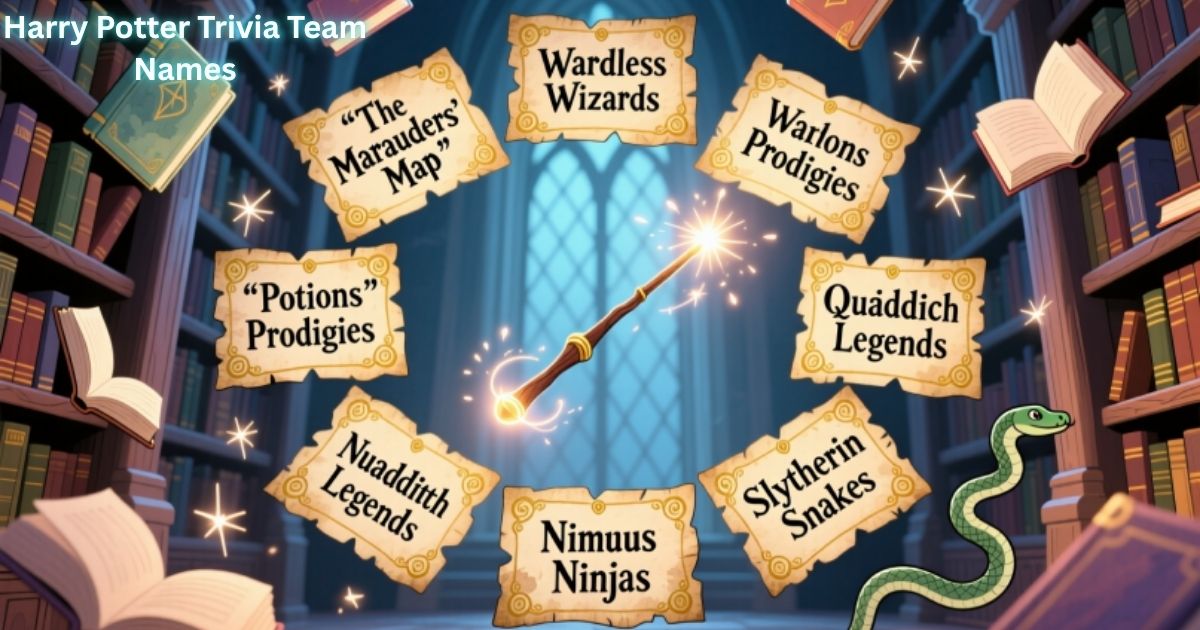 Harry Potter Trivia Team Names