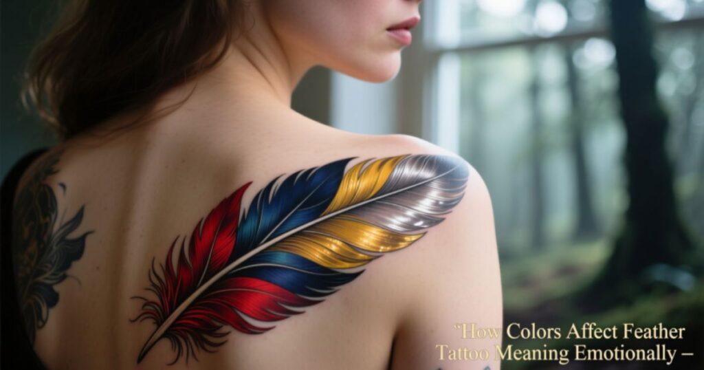 How Colors Affect Feather Tattoo Meaning Emotionally
