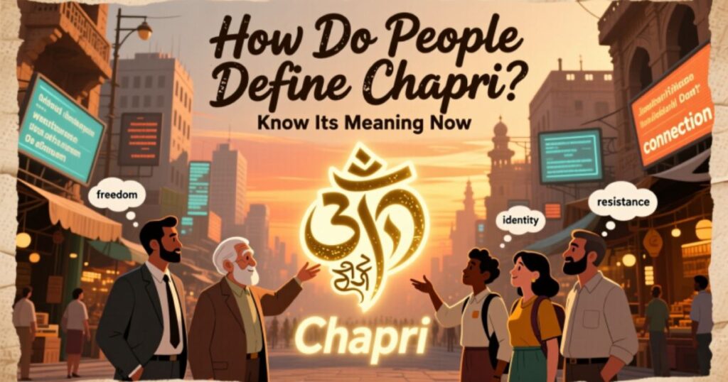 How Do People Define Chapri? Know Its Meaning Now