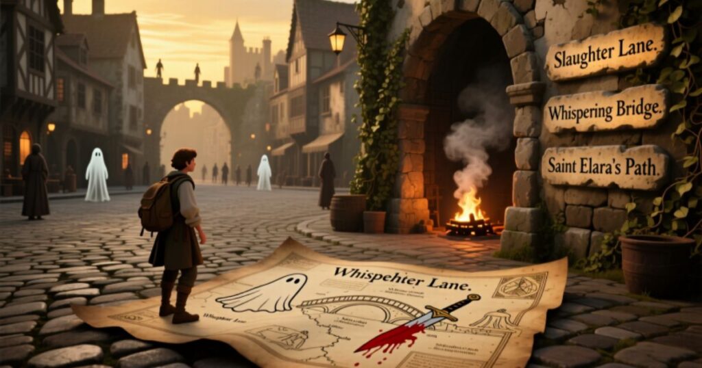 How Do Street Names Reflect Past Events and Local Legends?