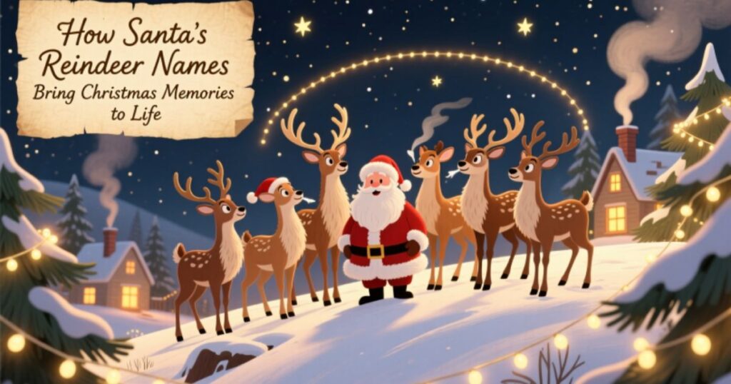 How Santa’s Reindeer Names Bring Christmas Memories to Life
