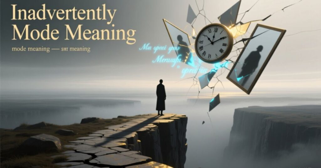 Inadvertently mode meaning