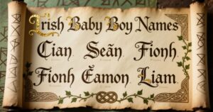 Irish Baby Boy Names