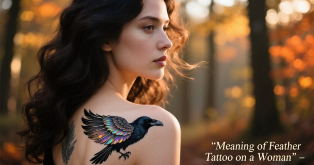 Meaning of Feather Tattoo on a Woman