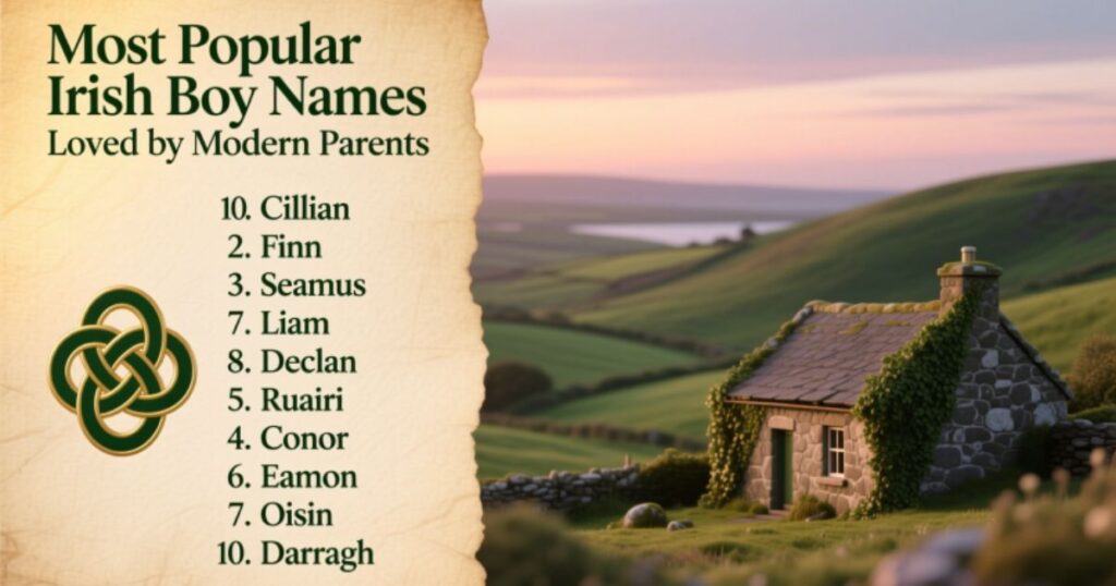 Most Popular Irish Boy Names Loved by Modern Parents