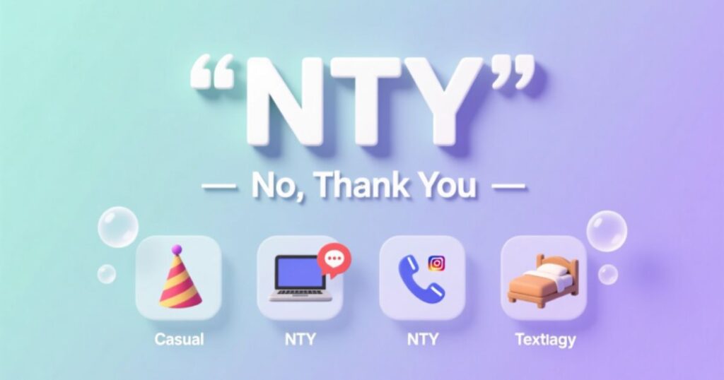 NTY Meaning in Text Usage in Different Contexts