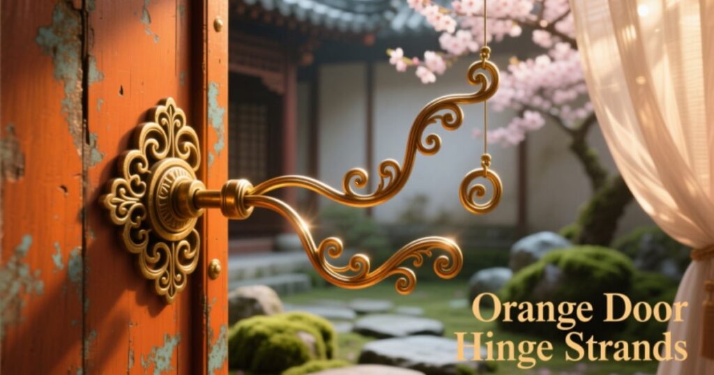 Orange Door Hinge Strands
