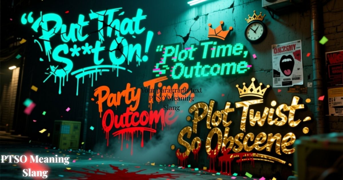 PTSO Meaning Slang