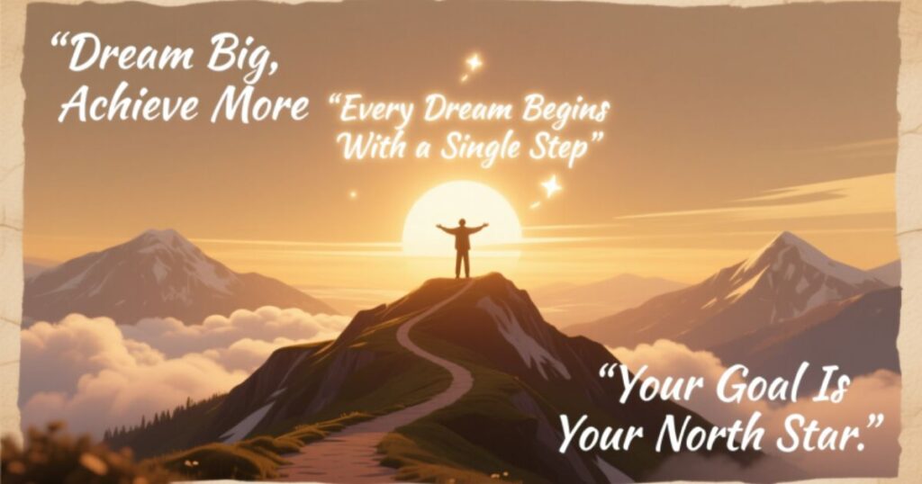 Positive Quotes About Dreams and Goals