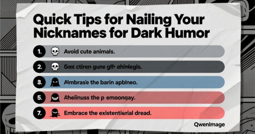 Quick Tips for Nailing Your Nicknames for Darkhumor