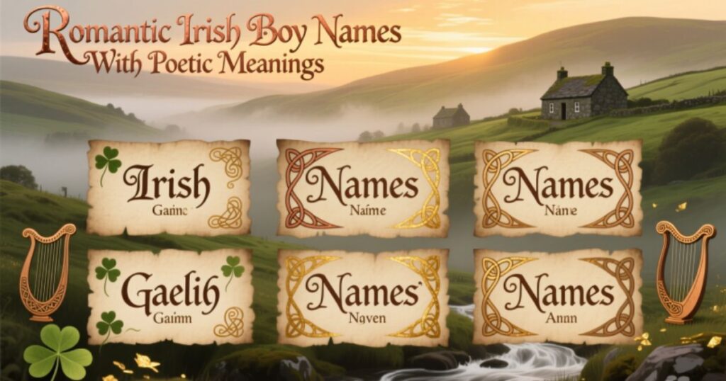 Romantic Irish Boy Names With Poetic Meanings