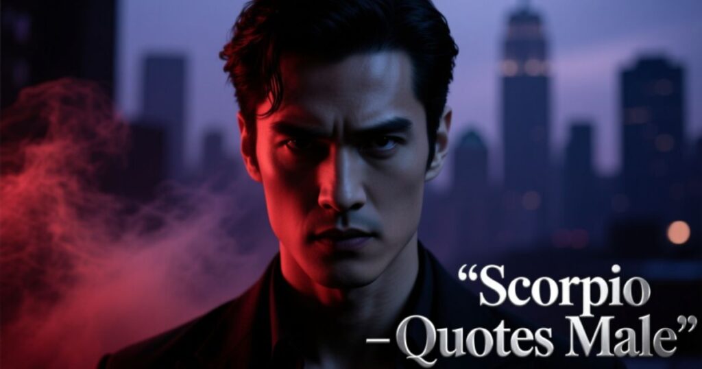 Scorpio Quotes Male