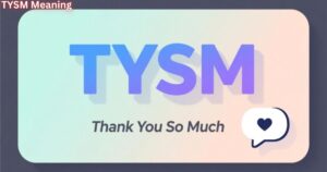 TYSM Meaning